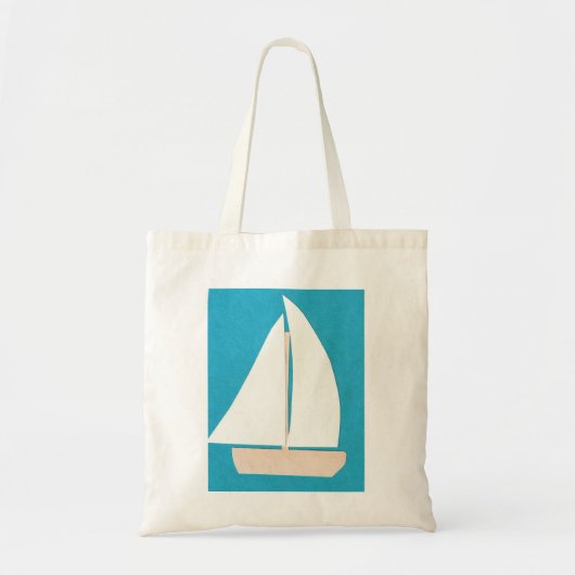 Canvas tas met Sailboat Design (Voorkant)