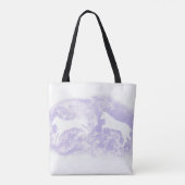 Canvas tas met springpaarden (Achterkant)