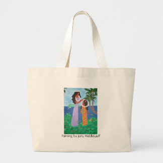 Canvas tas met Tahitian Mam en Dochter