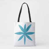 Canvas tas met Turquoise Star (Voorkant)