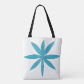 Canvas tas met Turquoise Star (Achterkant)