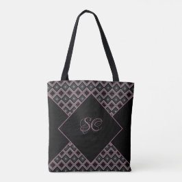 Canvas tas met uw monogram