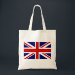 Canvas tas met vlag britse union jack<br><div class="desc">Canvas tas met britse vakbondsvlag . Het goedkoopste cadeauidee voor nationale evenementen. Engelse rode witte en blauwe kleuren.</div>