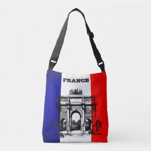Canvas tas met vlag van Frankrijk