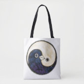 Canvas tas met Yin Yang duiven ontwerp (Voorkant)