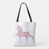 Canvas tas met zadel (Achterkant)