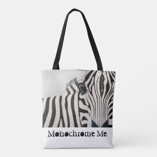 Canvas tas met zebra-ontwerp (Achterkant)