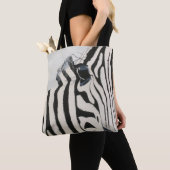 Canvas tas met zebra-ontwerp (Dichtbij)