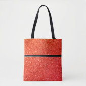 Canvas tas met zwarte streep voor dames (Voorkant)