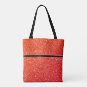 Canvas tas met zwarte streep voor dames (Achterkant)