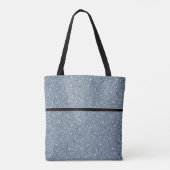 Canvas tas met zwarte streep voor dames (Achterkant)