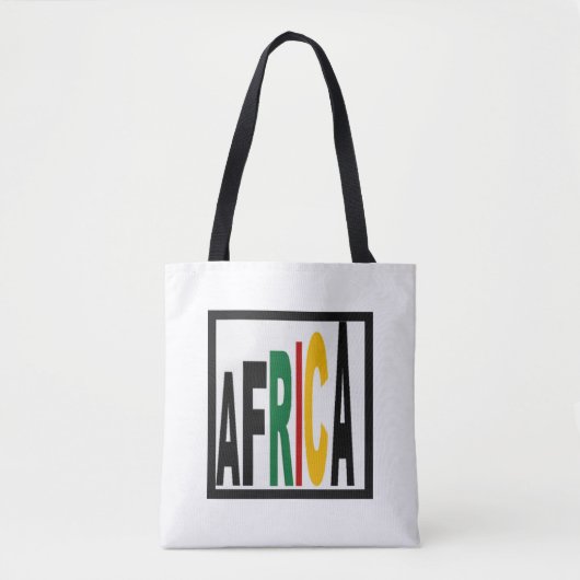 Canvas tas, Midden-AFRIKA Tote Bag (Voorkant)