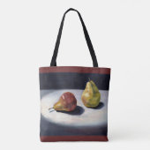 canvas tas, Midnight Pears Tote Bag (Achterkant)