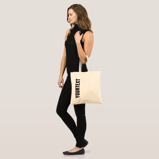 Canvas tas Moderne Sjabloon Topwinkelbudget (Voorkant (model))