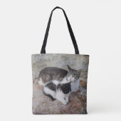Canvas tas moeder en Kind (Achterkant)
