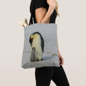 Canvas tas moeder en Kind pinguïns (Dichtbij)