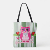 Canvas tas Moederdag Owl (Achterkant)