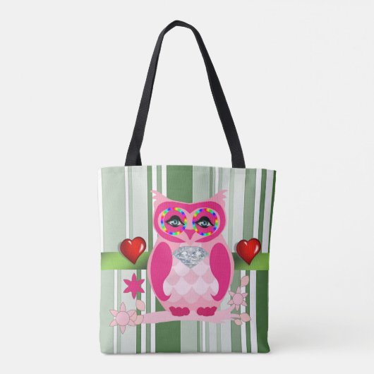 Canvas tas Moederdag Owl (Achterkant)