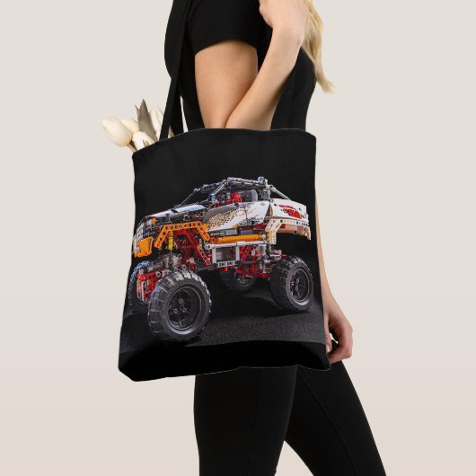 canvas tas monsterwagen (Dichtbij)