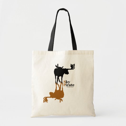 canvas tas "Moose Made Me" (Voorkant)