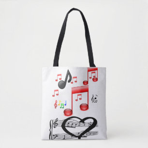 canvas tas muziekrots