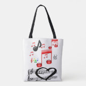 canvas tas muziekrots (Achterkant)