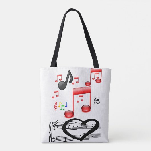 canvas tas muziekrots (Achterkant)