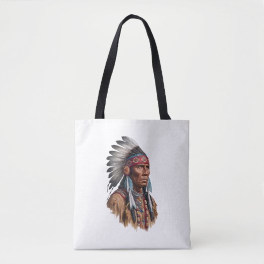 Canvas tas - Native Americans (Voorkant)