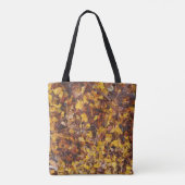 Canvas tas natuurlijk bladstrooisel (Achterkant)