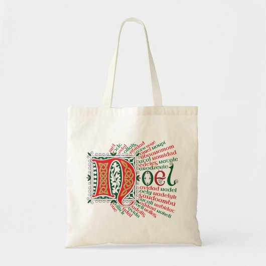 canvas tas "Nest pour Noël" (Voorkant)