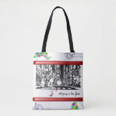 canvas tas new york (Voorkant)