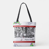 canvas tas new york (Achterkant)