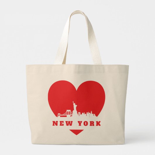 Canvas tas new yorker (Achterkant)