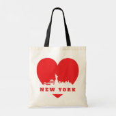 Canvas tas new yorker (Achterkant)