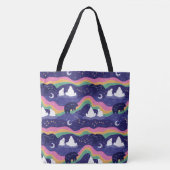 Canvas tas Noordelijke Lichten (Voorkant)