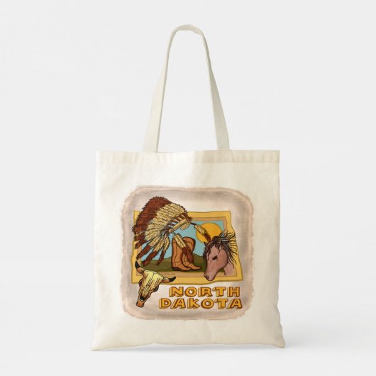 Canvas tas North Dakota (Achterkant)