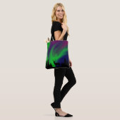 canvas tas Northern Lights Deer (Op model)