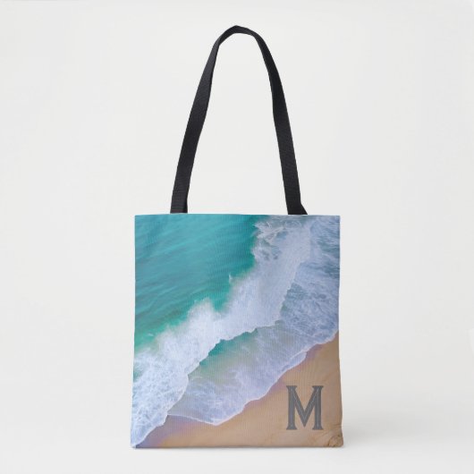 Canvas tas oceaan golf surf ontwerp monogram cadea (Voorkant)