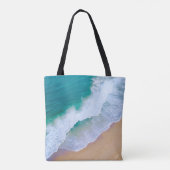 Canvas tas oceaan golf surf ontwerp monogram cadea (Achterkant)