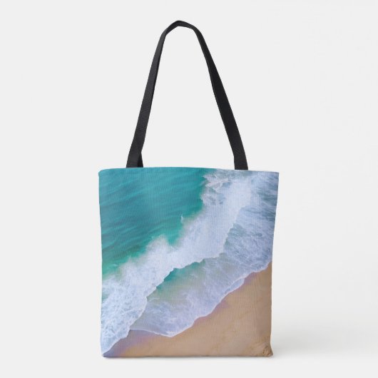 Canvas tas oceaan golf surf ontwerp monogram cadea (Achterkant)