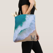Canvas tas oceaan golf surf ontwerp monogram cadea (Dichtbij)
