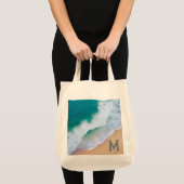 Canvas tas oceaan golf surf ontwerp monogram cadea (Voorkant (product))