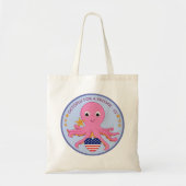 Canvas tas octopus voor een preemie US (Voorkant)