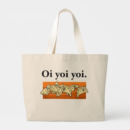 Canvas tas Oi Yoi Yoi Varenyky Perogies (Achterkant)