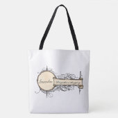 Canvas tas Old Fashion Shopping (Voorkant)