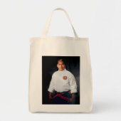 Canvas tas - "Ōlohe Kaihewalu met patch (Voorkant)
