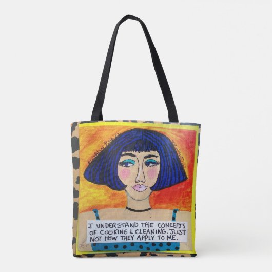 Canvas tas - omkeerbaar (Achterkant)