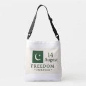 Canvas tas Onafhankelijkheidsdag Pakistan - 14 aug (Achterkant)
