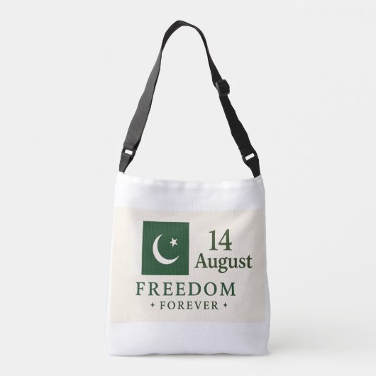 Canvas tas Onafhankelijkheidsdag Pakistan - 14 aug (Achterkant)