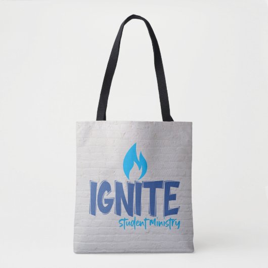 Canvas tas ontsteken (Voorkant)